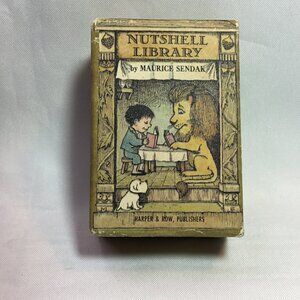 Nutshell Library by Maurice Sendak 4 Mini Hardcover Books Boxed Set 1962 Harper